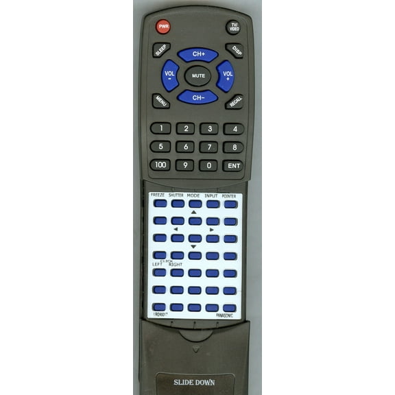 Replacement Remote for PANASONIC LRQ90009A, RTLRQ90017, PTL556U, PTL555W, PTL291U, PTL555U, PTL5