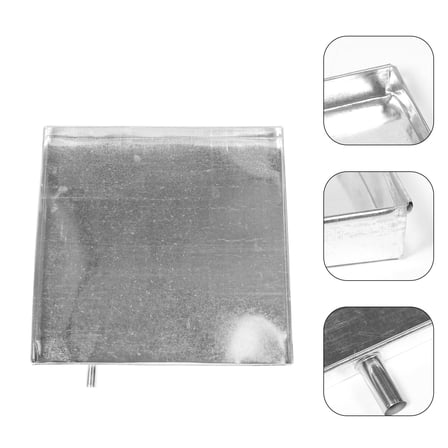 Healifty Galvanized Iron and Plastic Drain Pan for Air Conditioner Floor Leak Prevention