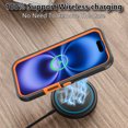 thumbnail image 5 of Misty for iPhone 17 Case Military Grade Heavy Duty Protection 3 in 1 Shockproof Armor Rugged Durable Detachable iPhone 17 6.3 inch 2025 Phone - Black+Orange, 5 of 5