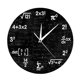thumbnail image 1 of Reloj de pared creativo con diseño de pizarra, ecuación matemática, 30 x 30 cm, 1 of 3