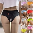 thumbnail image 2 of New European and American women's 3D printed panties with battery power hip wrap fashion girl's mid waist milk silk lace panties, 2 of 12