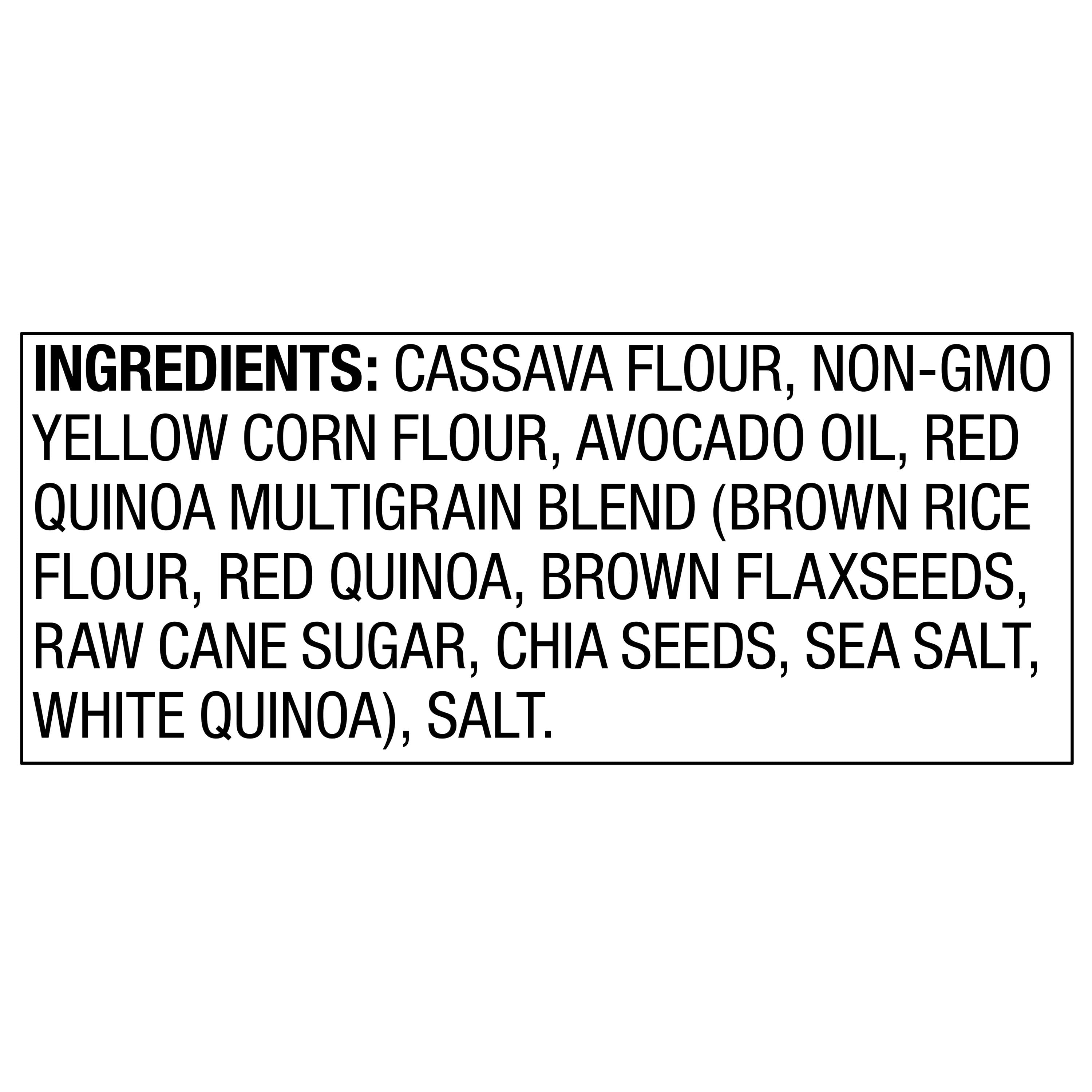 bettergoods Finely Ground Cassava Flour Red Quinoa Tortilla Chips, 10 oz