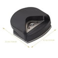 thumbnail image 2 of MasteelfCA Professional Corner Rounder Trimmer Paper Cutter Tool Handicrafts Making Accessory (Black), 2 of 7