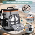 thumbnail image 3 of Large 52cans Cooler Backpack, Insulated, Waterproof, Leak Proof, 30L Large Capacity, 3 of 7