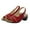 Red, variant on NOKIO Thick Sole Shoes for Women Fashion Low Heel Sandals For Women Elegant Comfortable Open Toe Low Heel Sandals