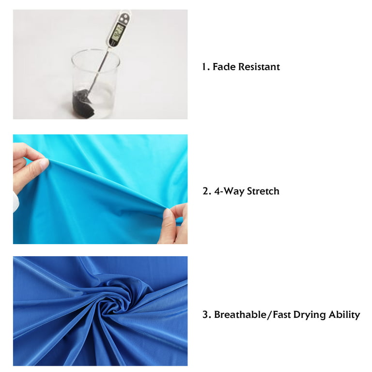 Royal Blue Super Stretch Nylon Spandex, 4 Way Stretch Blue Yoga