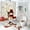 Beige Snowman, variant on FRAMICS Christmas Shower Curtain Sets with Rugs, 16 Pc Winter Snowman Bathroom Sets, Xmas Waterproof Fabric Bathroom Curtain Decor with Hooks