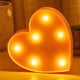 thumbnail image 3 of Luces de marquesina Cateissary Señal de neón corazón rosa, 3 of 6