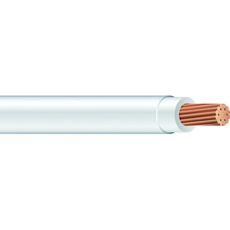 Southwire THHN Wire 12 Gauge - 600 V Annealed Copper - 50' White