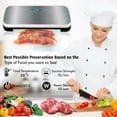 thumbnail image 5 of NutriChef PKVS18SL - Automatic Food Vacuum Sealer - Electric Air Sealing Preserver System (Silver), 5 of 9