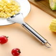 thumbnail image 2 of AAOMASSR Magic corn peeler, stainless steel corn cob peeler, simple corn peeler for corn cobs, convenient thresher corn cutter, small kitchen tools (1pcs), 2 of 5