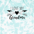 thumbnail image 4 of Inktastic I Love My Grandma Heart and Arrows Boys or Girls Baby Bodysuit, 4 of 5