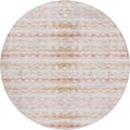 thumbnail image 2 of Addison Rugs Dream Shag Premium Machine Washable Transitional Ribbons Peach Round Rug, 8' x 8', 2 of 8