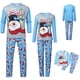thumbnail image 5 of Conjunto de pijama de muñeco de nieve de Navidad a juego con lindo muñeco de nieve estampado de manga larga para padres e hijos, 5 of 5