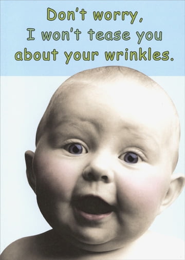 Marian Heath Teasing Baby Funny Humorous Birthday Card Walmart Com