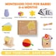 thumbnail image 2 of Kit de juego Adena Montessori de 0 a 6 meses con 9 juguetes para bebés, 2 of 9