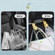 thumbnail image 4 of Muyoka Gancho de almacenamiento para colgar reposacabezas, 2 uds., ganchos para asiento de coche, soporte universal para almacenamiento de vehículos para bolsa de comestibles, bolso de tela, gancho au Muyoka Hogar, 4 of 7