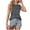 Dark Gray, variant on Women's Solid Color Loose Knit Sleeveless Crew Neck Shirt Stretch Vest T Shirt All Bodysuit Women Women Tops Workout 1xl Tops for Women Shirt with Strings 3x Blouses Women Womens Training