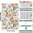 thumbnail image 5 of Vintage Rose With Leaves Kitchen Towel Set of 2 Soft Absorbent Hand Towels Decorative Dish Towel for Home Kitchen Bathroom Farmhouse Holiday Dish Drying Cloth 17.7x28.3 Inch, 5 of 7