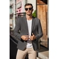 thumbnail image 2 of COOFANDY Men's Casual Blazer Lightweight Slim Fit Suit Jacket Two Button Cotton Sport Coats, 2 of 6