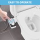 thumbnail image 4 of PHANCIR Bidet Accesorio Presión de Agua Ajustable No Eléctrica, Bidet de Doble Boquilla para Lavado Delantero y Trasero, 4 of 9