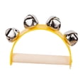 thumbnail image 3 of Tambor de instrumento de percusión de s de madera para fiestas, vacaciones, , niñas, regalos Amarillo Yuyangstore Pulsera campanilla, 3 of 8