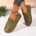 thumbnail image 6 of Solid Round Toe -On Loafers for Women Casual Comfort Walking Shoes, 6 of 9