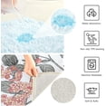 thumbnail image 6 of GZHJMY Hibiscus Wildflowers Bathroom Rug 24"×16",Non-Slip High Absorbent Bath Mat Rug Machine Washable Bahtub Mats, 6 of 7