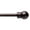 Oil Rubbed Bronze, variant on TOWN & COUNTRY BASICS Modern Sphere Single Indoor Curtain Rod and Finial Set, Easy Install Wall Mount, Matte Black, Adjustable 66"-120"