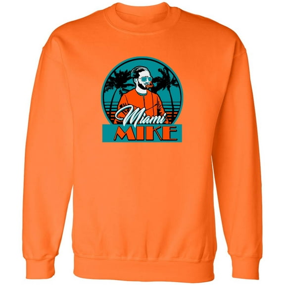 Mike McDaniel Dolphins Mike Crew Neck Sweatshirt