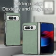 thumbnail image 7 of Allytech Phone Case for Google Pixel 9 Pro Fold, Fibre Texture Design Shockproof Drop Protection Anti-Scratch TPU Back Cover Case for Google Pixel 9 Pro Fold - Green, 7 of 7