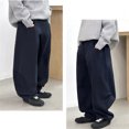thumbnail image 5 of CONZONE Boys Baggy Sweatpants Wide Leg Casual Pants for Child Elastic Waist Baggy Athletic Jogger Pants with Pockets, 5 of 9