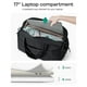 thumbnail image 4 of Bolsa de viaje BAGSMART, ligera, de mano, de fin de semana, color negro, 4 of 6
