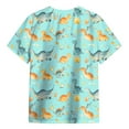 thumbnail image 4 of Hessimy Youth Boys Kids T Shirts Quick Dry Short Sleeve Moisture Wicking Tee Shirts Athletic Tops,Athletic Tee(Mint Green,10-11 Years), 4 of 5