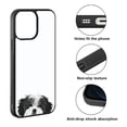 thumbnail image 2 of FINCIBO Soft Rubber Protector Cover Case for Apple iPhone 13 Pro 6.1" 2021 (NOT FIT Apple iPhone 13 mini 5.4" 2021/iPhone 13 6.1" 2021/iPhone 13 Pro Max 6.7" 2021), Animal Black White Shih Tzu Dog, 2 of 5