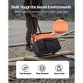 thumbnail image 3 of KFFKFF Rolling Tool Bag with 110 lbs Capacity, 27 Pockets, Durable Design with Wheels, Adjustable Handle and Stable Base, Ideal for Construction and Mechanic Tool Organization, 3 of 9
