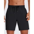 thumbnail image 4 of Shorts para Hombre CRZ YOGA 2 en 1 para Correr Negro 7" Secado Rápido, 4 of 6