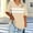 Beige, variant on Womens Work Tops T Shirts Womens Summer Blouses with Sleeves Short Sleeve Tops for Women Cropped get it fast