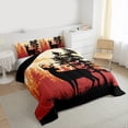 thumbnail image 3 of Homewish Safari Deer 3-Piece Full Size Comforter Sets for Children Teens,Jungle Animal Bedding Comforter Set,Woodland Wildlife Lightweight Bedding Sets,Luxury Bedroom Decor,Reversible, 3 of 8
