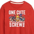 thumbnail image 3 of Paw Patrol - Rubble & Crew - One Cute Crew - Toddler & Youth Long Sleeve Graphic T-Shirt, 3 of 6