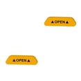 thumbnail image 3 of Scienceny Pegatinas para puerta de coche, 4 Uds., marca de advertencia de seguridad Universal, cinta reflectante abierta, pegatina para casco de Type2 NO2 Scienceny CBP103029, 3 of 5