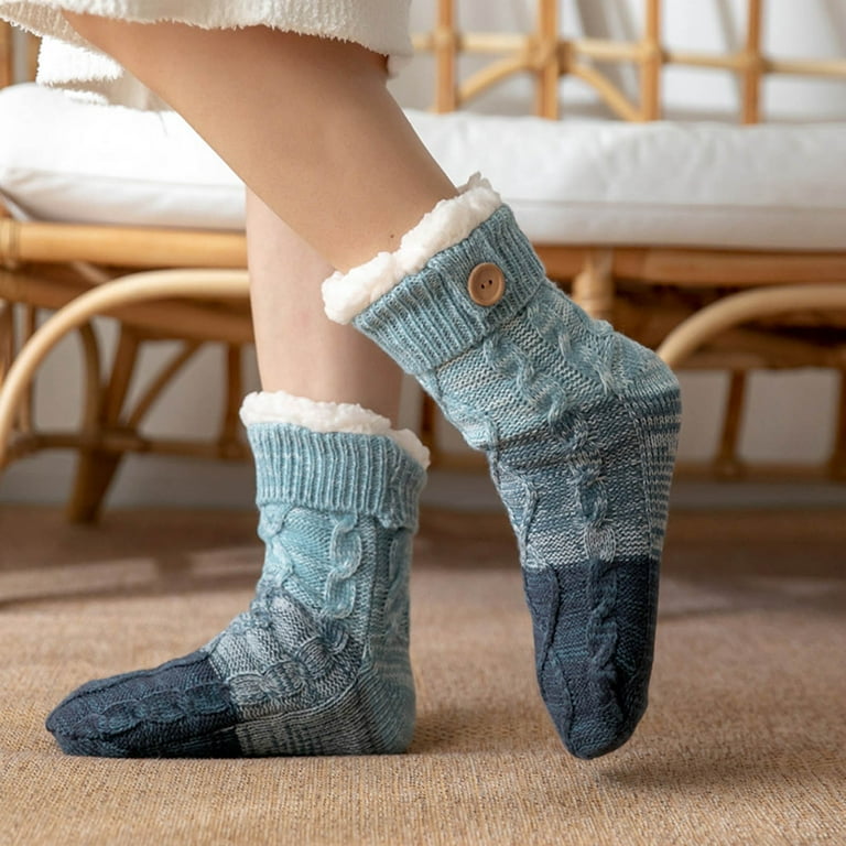 Fuzzy socks with grips bulk store