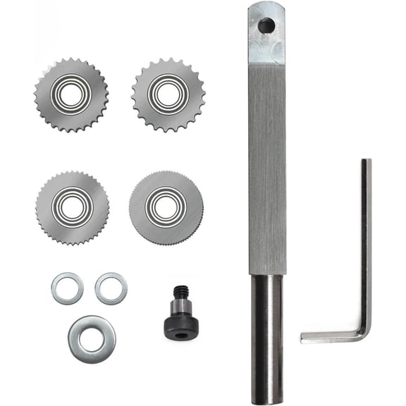 1 Set Texture Woodturning Tool Thread Spiral Turning Tools Texturing and Spiralling System Alloy Steel Wheel Cutter Woodturning Accessaries