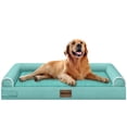 thumbnail image 1 of Cama Grande para Perro NANUYA Ortopédica Impermeable 76x69 cm Aqua, 1 of 9