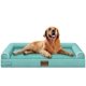 thumbnail image 1 of Cama Grande para Perro NANUYA Ortopédica Impermeable 76x69 cm Aqua, 1 of 9