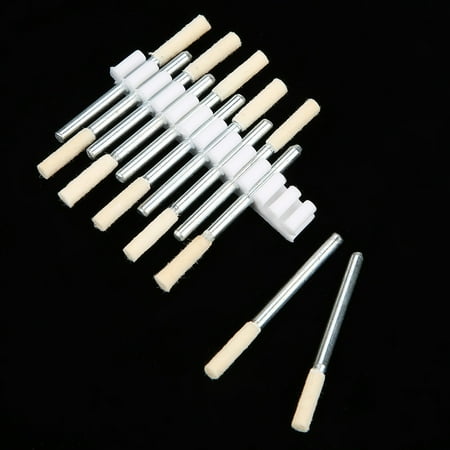 

Wool Grinding Head Wool Polishing Head Wool Buffing Wheel 12pcs Cylindrical Wool Grinding Polishing Head Buffing Wheel 3mm Shank For Tool 3mm