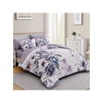 thumbnail image 2 of Floral Comforter Set Queen Size 7 Piece  Flower Bed in a Bag Elegant Soft Microfiber All Season, 2 of 4
