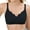 Black, variant on FUNUONY Women's Push Up Bra No Underwire Comfortable Wireless Bras Padded Seamless Bra Women Wireless Bras Soft Bra Bralette Full Coverage Everyday Bras Black L