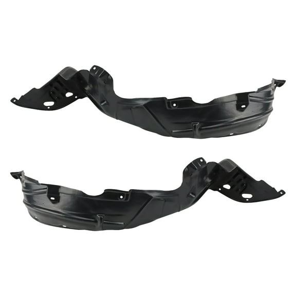 TRQ Front Inner Fender Liner Set Compatible with 2003-2007 Honda Accord BDA06991