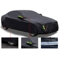 thumbnail image 3 of Car Cover Compatible with Fiat 500 Special Full Exterior Cover Breathable in/Outdoor Waterproof/Windproof/Dustproof/Scratch Resistant Thick Car Cloth for All Weather, 3 of 7